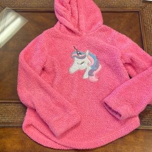 Pink fluffy hoodie